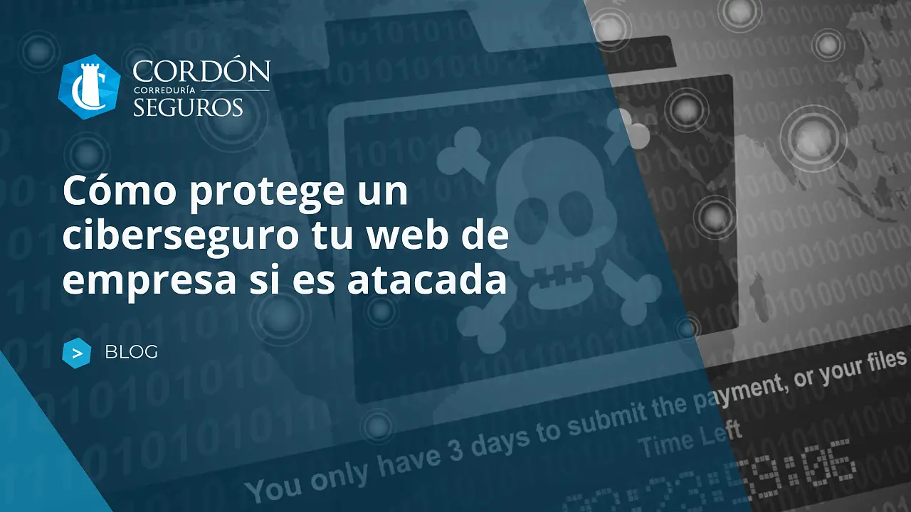 Cómo protege un ciberseguro tu web de empresa si es atacada